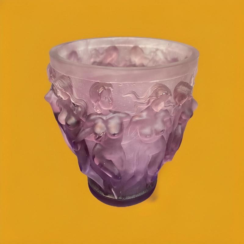 Lalique Style Crystal Nude Purple Girls H10Ã¢â‚¬Â? Heavy Art Glass 11 - 5