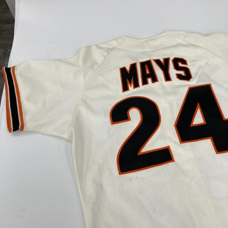Willie Mays Signed San Francisco Giants Rawlings Game Model Jersey Beckett COA - 10