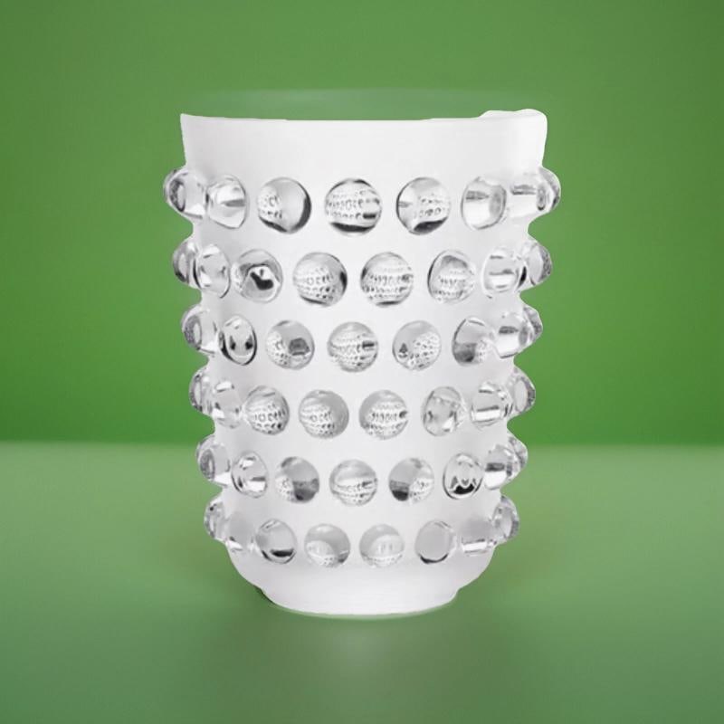 lalique Style Crystal Mossi Clear VaseH8Ã¢â‚¬Â? Maker Unknown Art Gla - 3