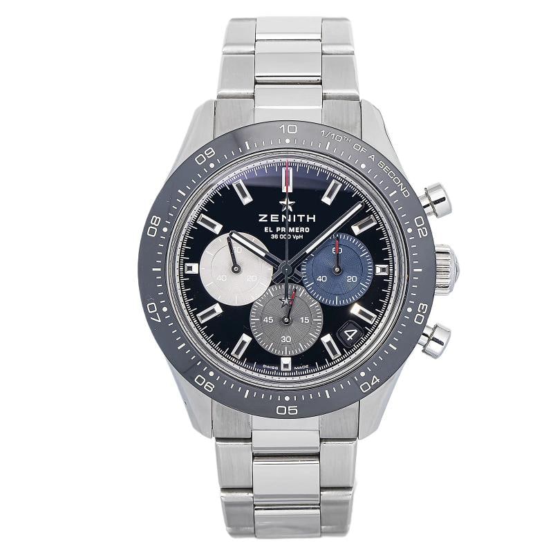 Zenith Chronomaster Sport 03.3100.3600/21.M3100 Complete Bracelet Stainless: Case Size 41mm Wrist Fit 7 inches Box Yes Papers Yes Condition Ã¢â‚¬â€ Good Full Specifications Brand Zenith Model Chronomaster Sport Reference 03.3100.3600/