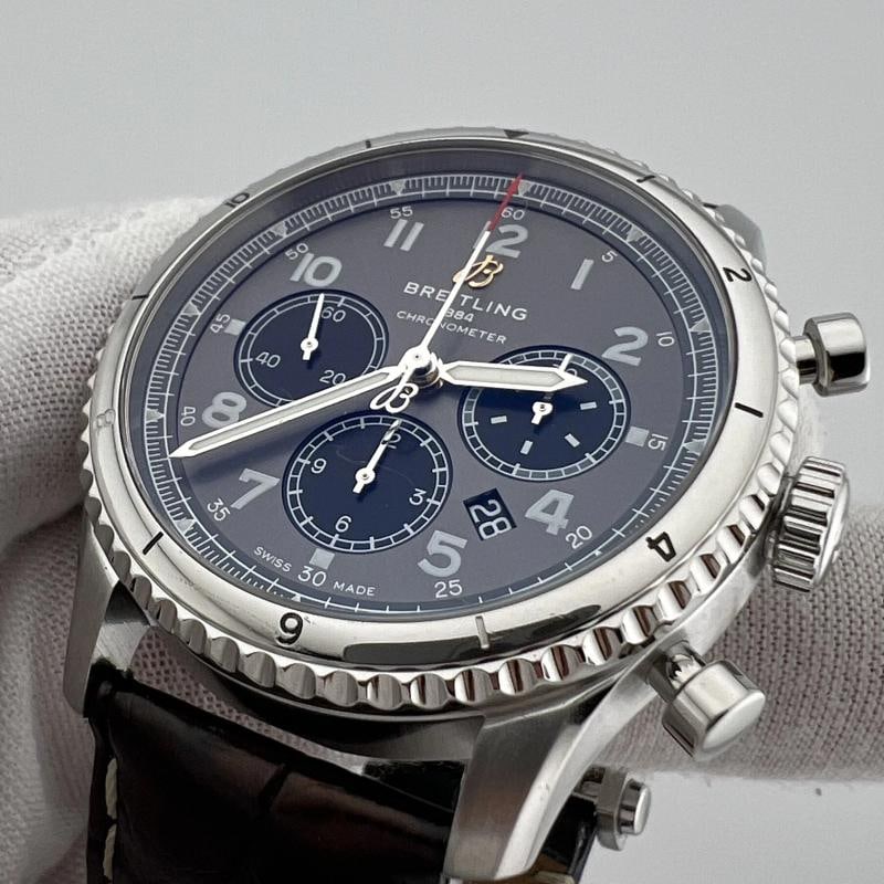 Breitling Aviator 8 B01 Chronograph AB01191 43mm Anthracite Dial Papers - 4