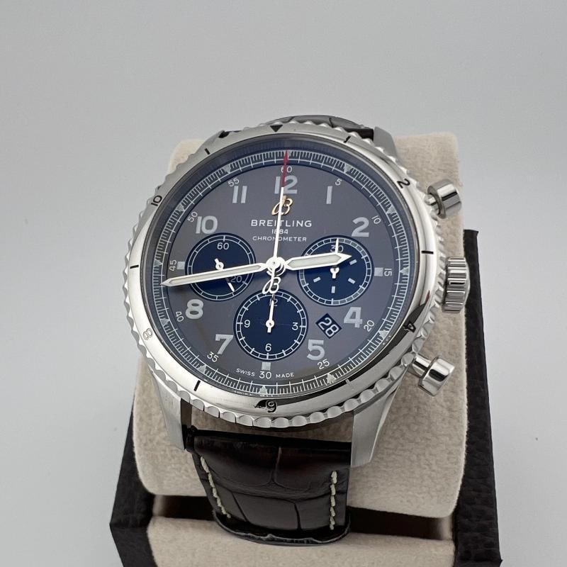 Breitling Aviator 8 B01 Chronograph AB01191 43mm Anthracite Dial Papers - 7