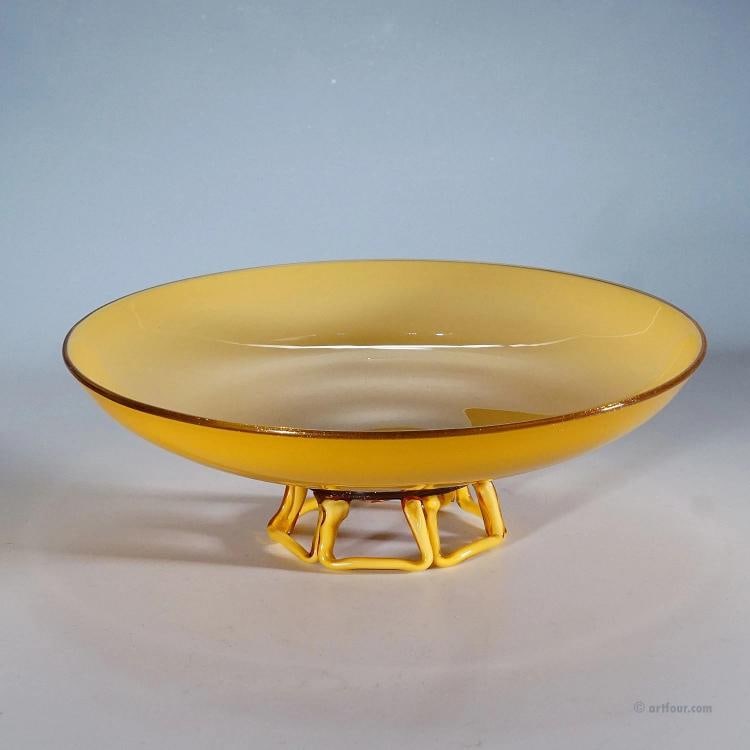 Great Vetro Incamiciato Glass Bowl Murano 1930s - 2
