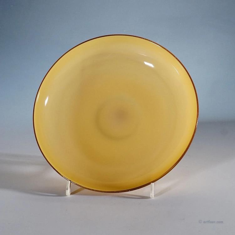 Great Vetro Incamiciato Glass Bowl Murano 1930s - 4