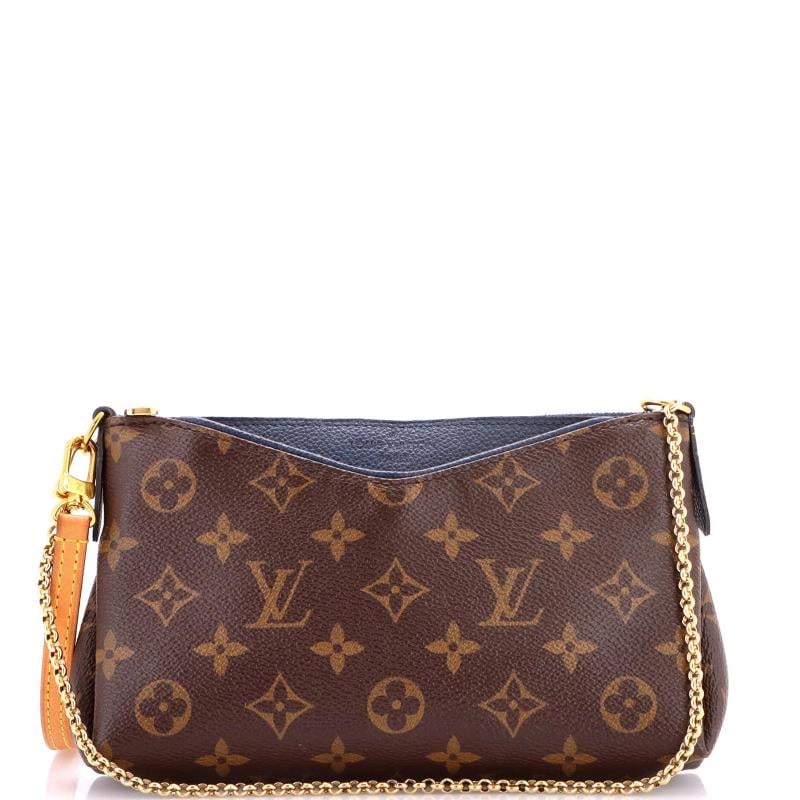 Louis Vuitton Pallas Clutch Monogram Canvas with Leather (1 of 8)