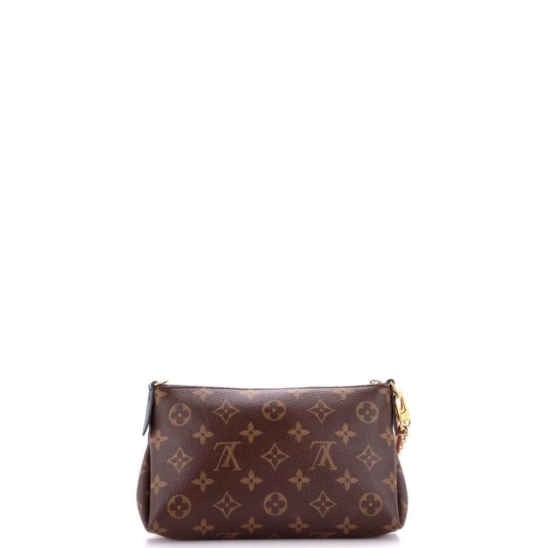 Louis Vuitton Pallas Clutch Monogram Canvas with Leather - 3