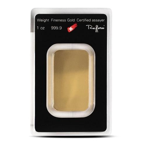 1 oz Argor-Heraeus Gold Bar (New w/ Assay) - 2