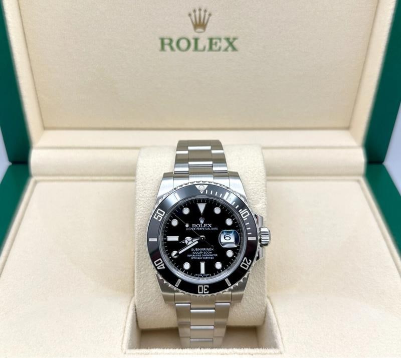 Rolex Submariner Date 116610LN 40mm Black Ceramic Stainless Steel Box Paper - 3