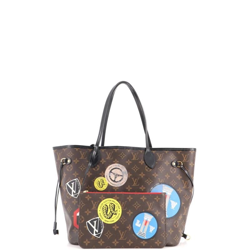 Louis Vuitton Neverfull NM Tote Limited Edition World Tour Monogram Canvas MM - 2