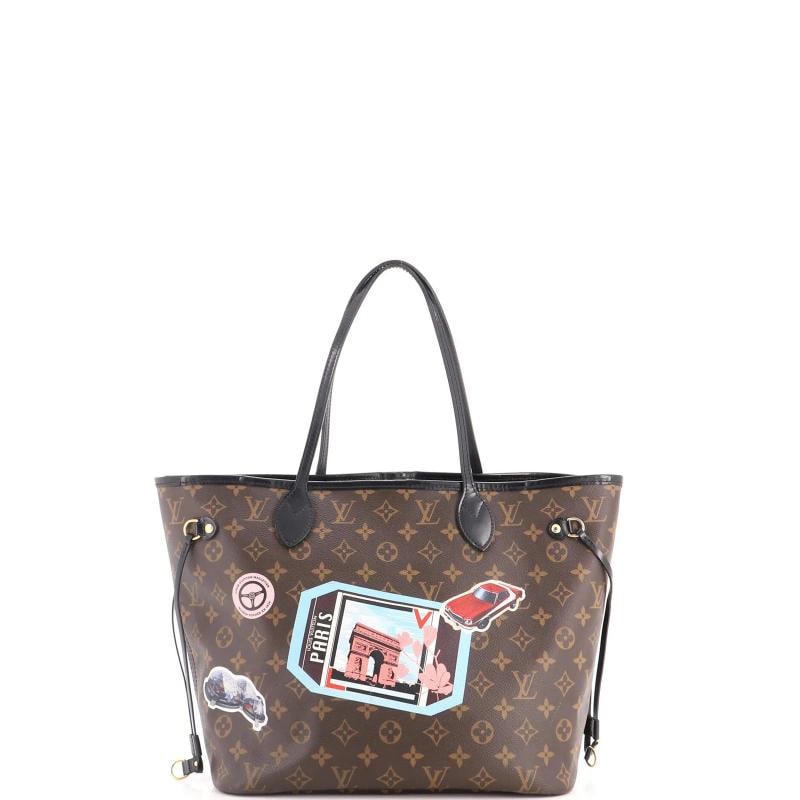 Louis Vuitton Neverfull NM Tote Limited Edition World Tour Monogram Canvas MM - 4