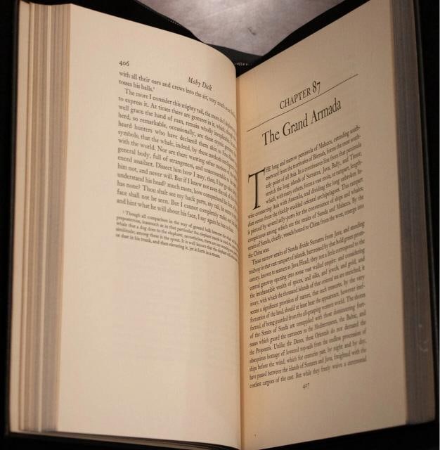 1943 Moby Dick or The Whale by Herman Melville Illustrated Signed Limited 10"Tal - 11