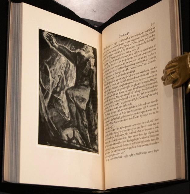 1943 Moby Dick or The Whale by Herman Melville Illustrated Signed Limited 10"Tal - 12