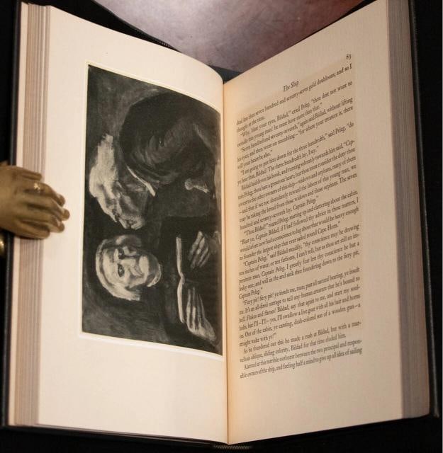 1943 Moby Dick or The Whale by Herman Melville Illustrated Signed Limited 10"Tal - 6