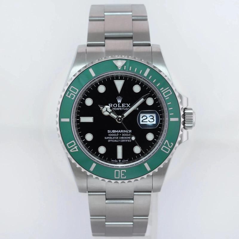MINT NEW PAPERS Rolex 126610lv Submariner Starbucks MK1 Mark 1 41mm Watch Box - 2