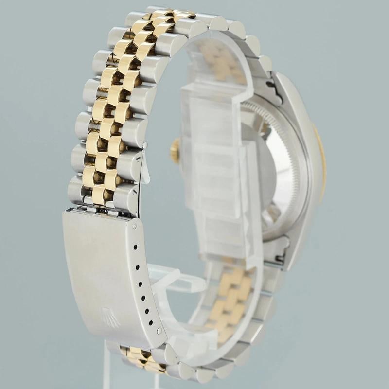 1998 PAPERS MINT Rolex DateJust 36mm Silver Stick 16233 Two Tone Steel Jubilee - 6