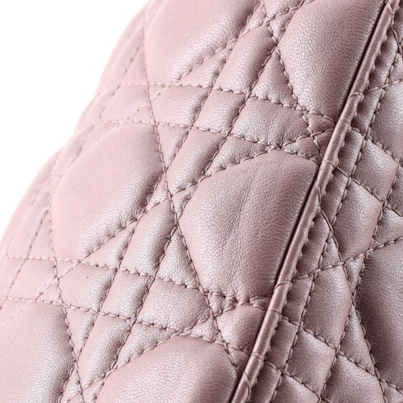 Christian Dior Lady Dior Bag Cannage Quilt Lambskin Medium - 6