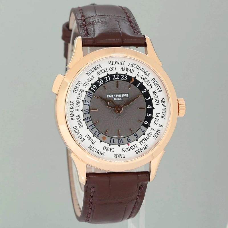 MINT Patek Philippe 5230R Rose Gold World Time Leather Band Watch Box - 3