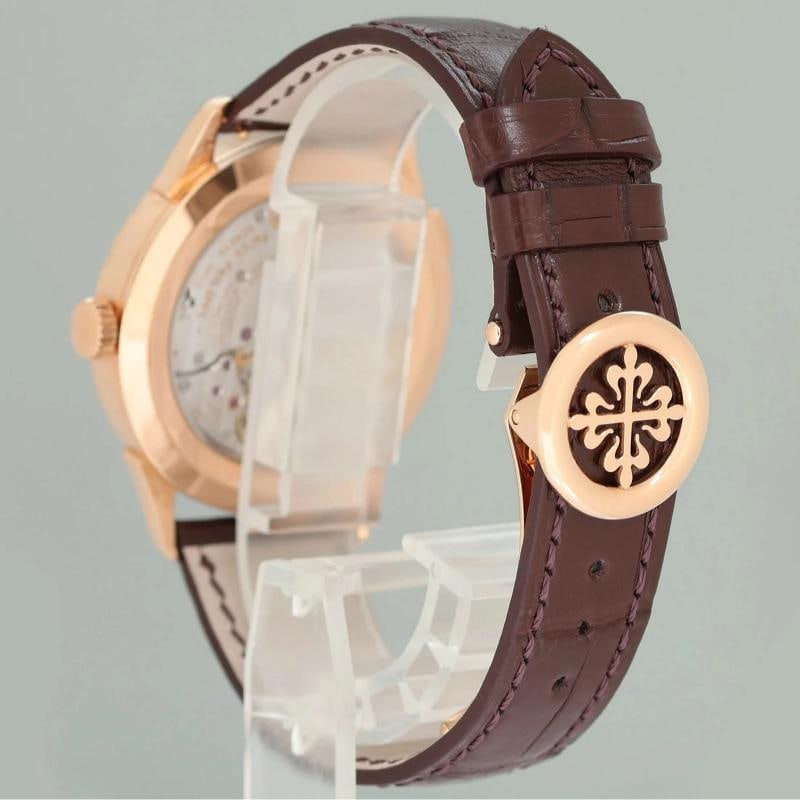 MINT Patek Philippe 5230R Rose Gold World Time Leather Band Watch Box - 4