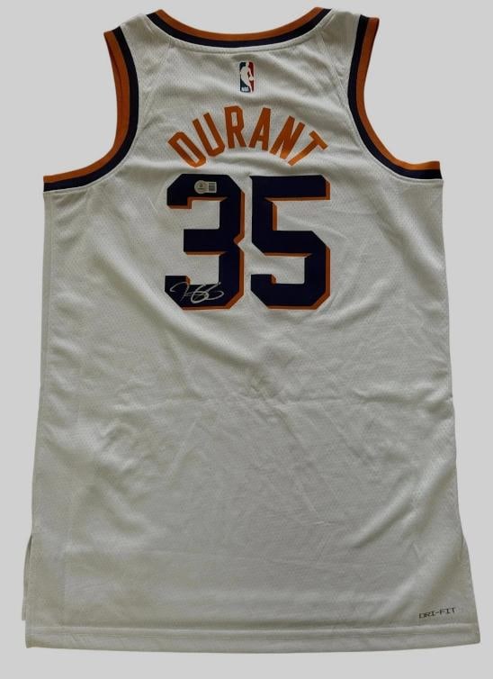 KEVIN DURANT PHOENIX SUNS SIGNED JERSEY SWINGMAN ASSOCIATION 40 NWT BECKETT BAS - 5