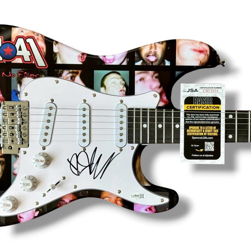 Deryck Whibley Signed Guitar Custom Graphics JSA COA Sum 41 All Killer No Filler - 2