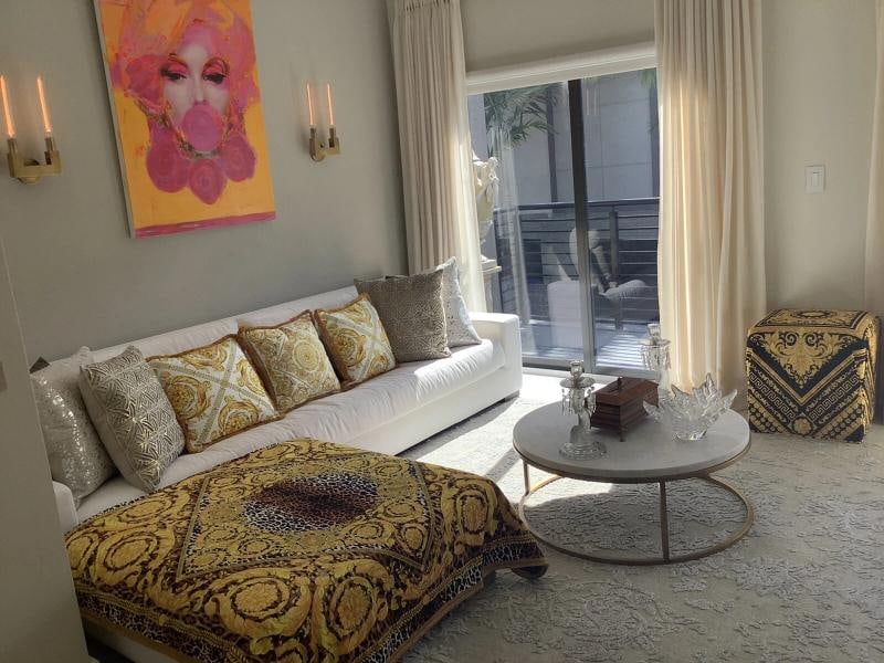Atelier Versace Custom Made Barocco Animal Print 55Ã¢â‚¬Â55 - 10
