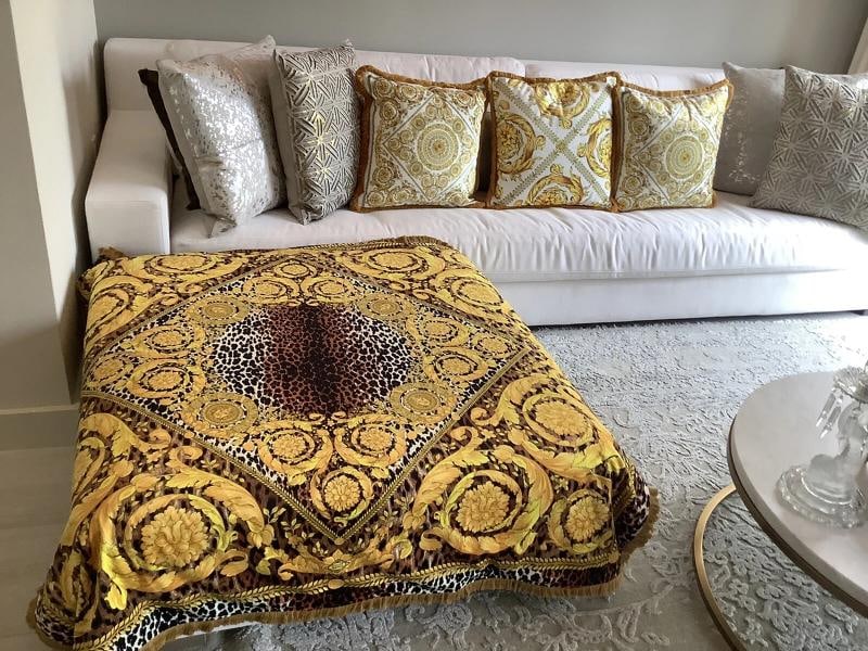 Atelier Versace Custom Made Barocco Animal Print 55Ã¢â‚¬Â55 - 11