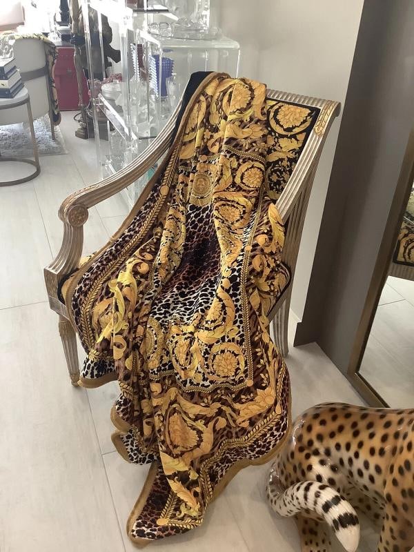 Atelier Versace Custom Made Barocco Animal Print 55Ã¢â‚¬Â55 - 2