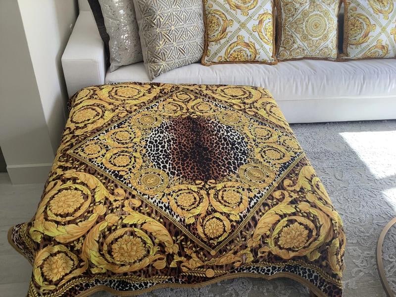 Atelier Versace Custom Made Barocco Animal Print 55Ã¢â‚¬Â55 - 6