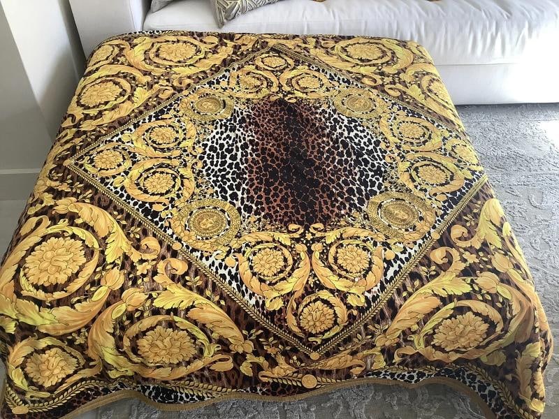 Atelier Versace Custom Made Barocco Animal Print 55Ã¢â‚¬Â55 - 7