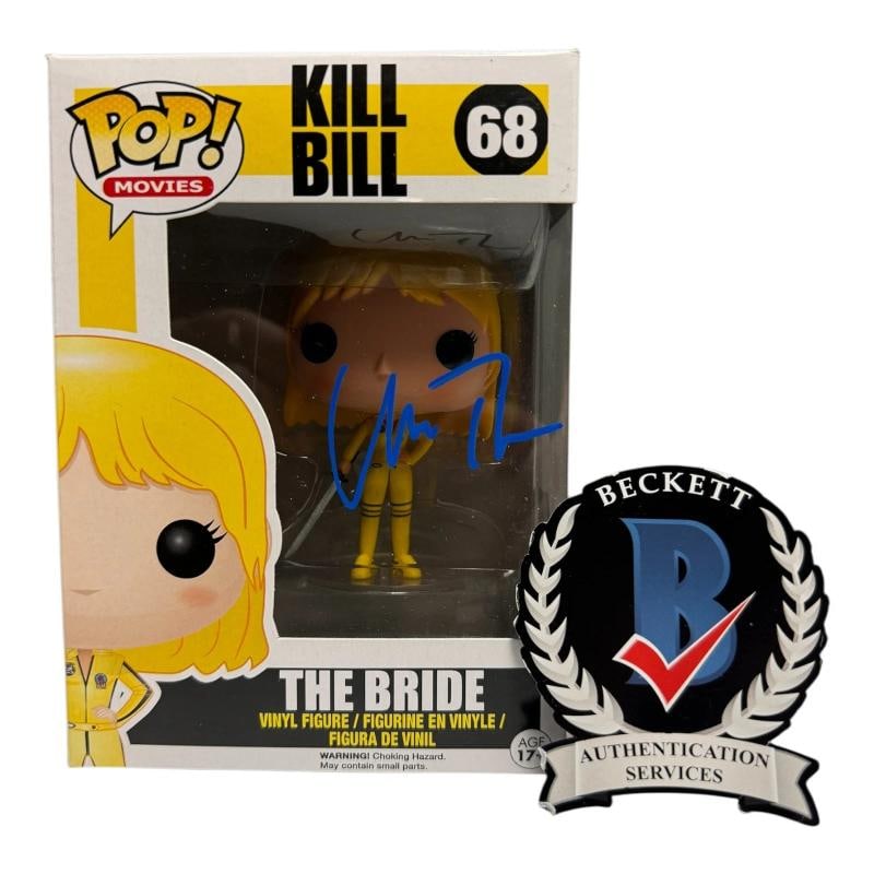 Uma Thurman Signed Autograph Kill Bill Funko Pop 68 Beckett BAS The Bride: Industry: Movies,Personalize: No,Movie: Kill Bill,Signed by: Uma Thurman,Signed: Yes,Autograph Authentication: Beckett,Original/Reproduction: Original,Country of Origin: United States