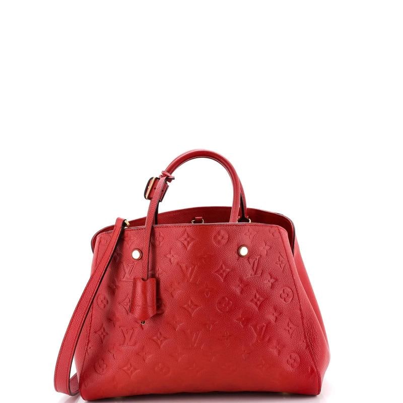 Louis Vuitton Montaigne Handbag Monogram Empreinte Leather MM (1 of 7)