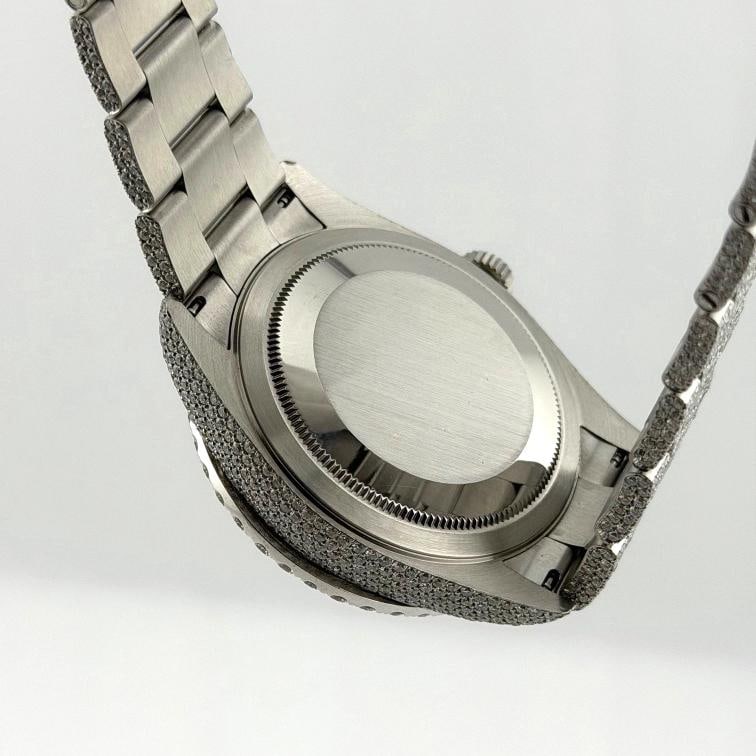 Rolex Sky Dweller 326934 42mm Iced Out Diamond Watch Case Bezel Band Steel - 12