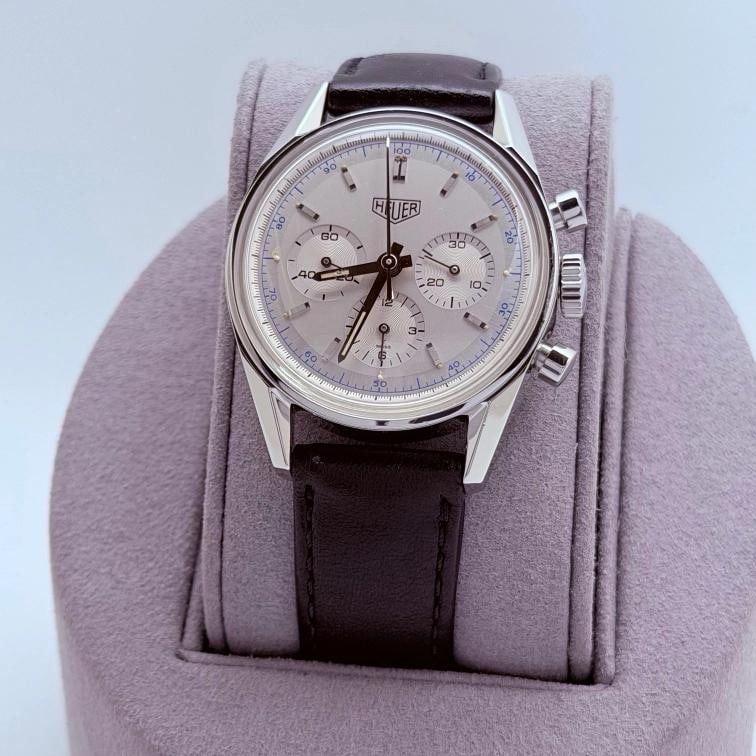 TAG Heuer Carrera 1964 Re-Edition CS3110.BC0726 36mm Silver Dial Steel Box Paper - 3