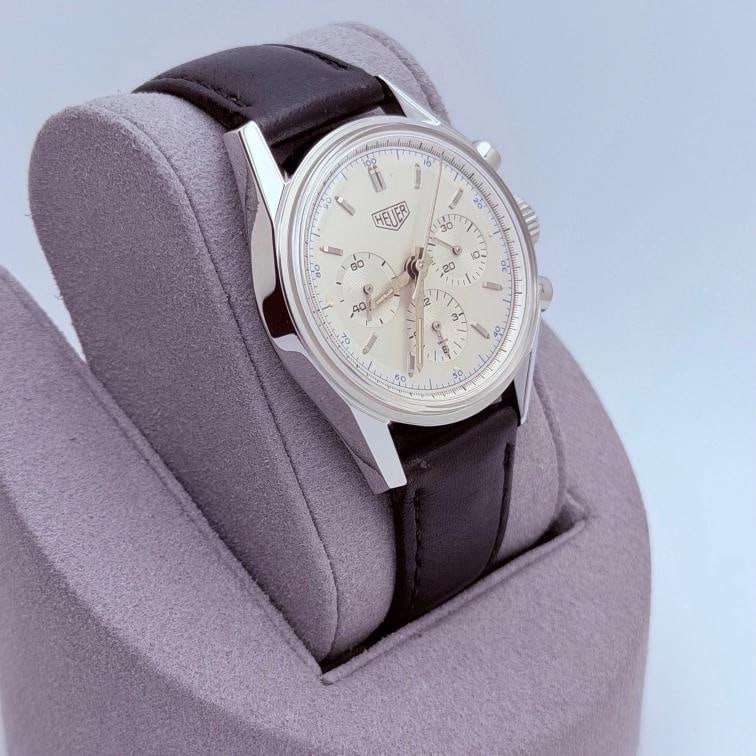 TAG Heuer Carrera 1964 Re-Edition CS3110.BC0726 36mm Silver Dial Steel Box Paper - 8