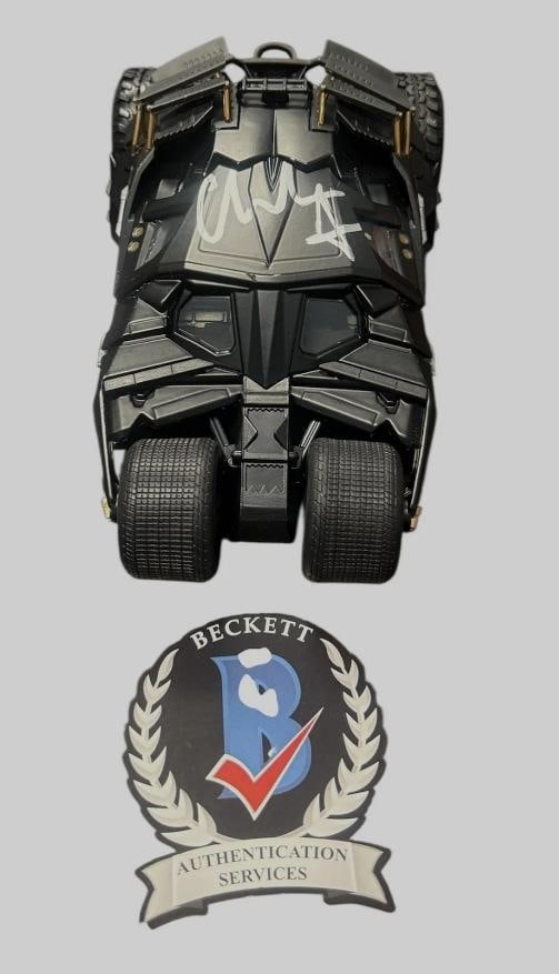 Christian Bale Signed Auto 1:24 Diecast The Dark Knight Batmobile BAS Batman: Industry: Movies,Personalize: No,Movie: THE DARK KNIGHT,Signed by: CHRISTIAN BALE,Signed: Yes,Autograph Authentication: Beckett,Original/Reproduction: Original,Country of Origin: United States