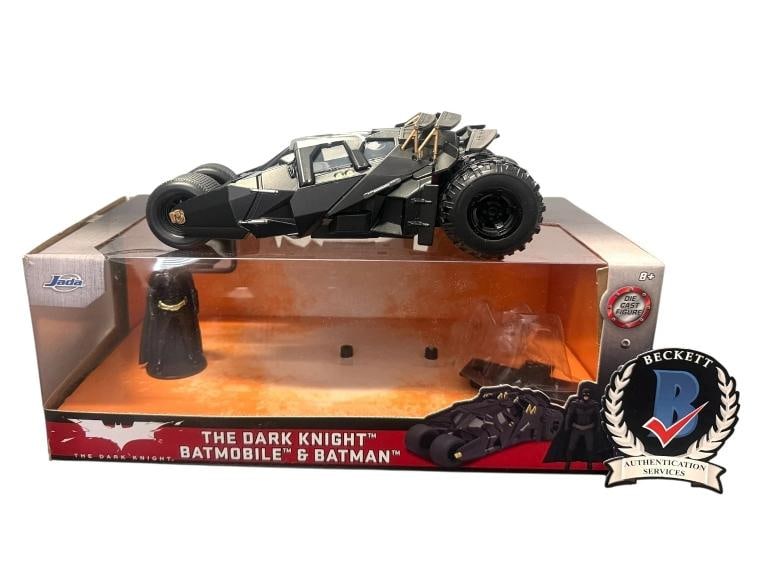 Christian Bale Signed Auto 1:24 Diecast The Dark Knight Batmobile BAS Batman - 2