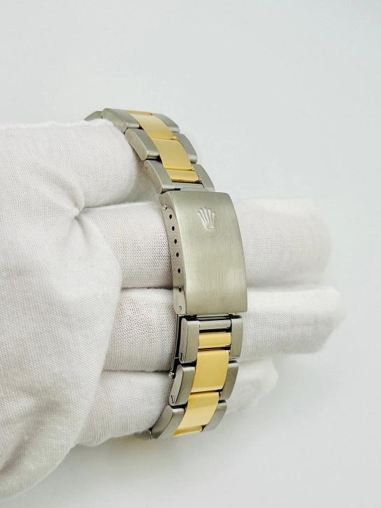 Rolex Datejust 16203 36mm Champagne Diamond Dial 18K Gold Steel Box Paper - 8
