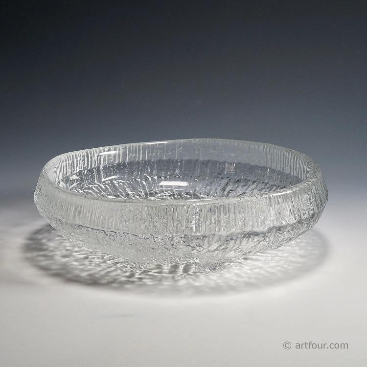 Ice glass Bowl 'Lunaria' by Tapio Wirkkala for Iittala 1972 - 2