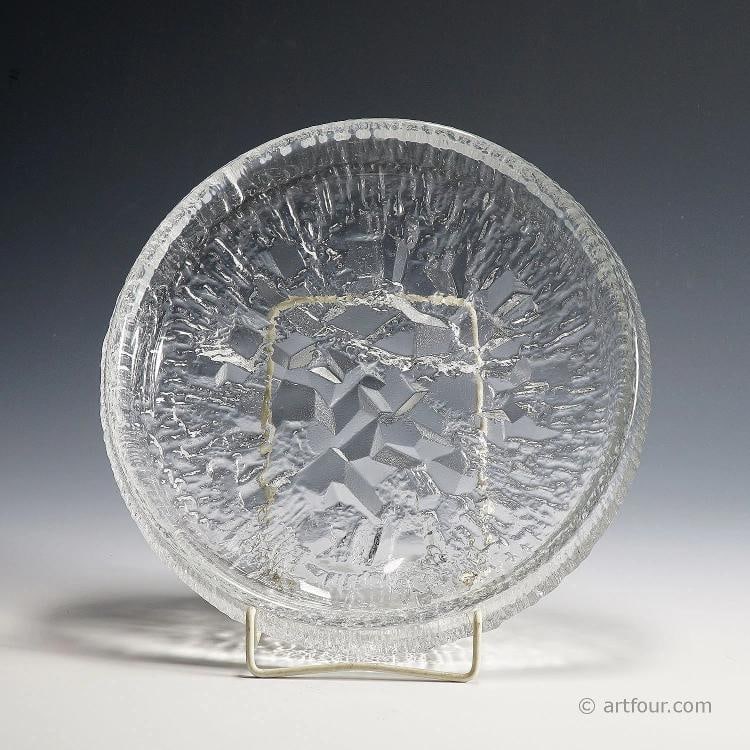 Ice glass Bowl 'Lunaria' by Tapio Wirkkala for Iittala 1972 - 3