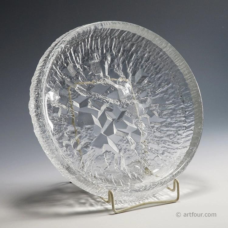Ice glass Bowl 'Lunaria' by Tapio Wirkkala for Iittala 1972 - 4