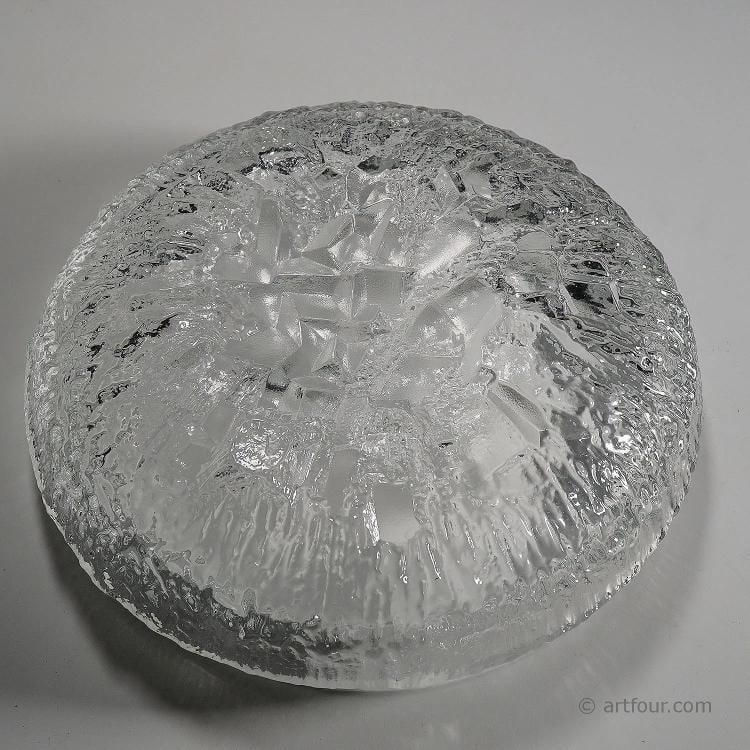 Ice glass Bowl 'Lunaria' by Tapio Wirkkala for Iittala 1972 - 6