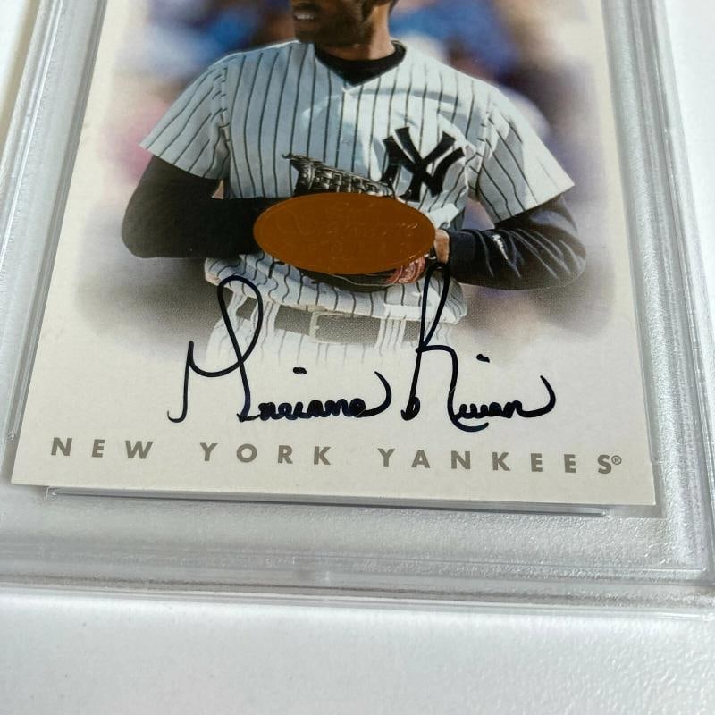 1996 Leaf Signature Mariano Rivera Autographs RC PSA GEM MINT 10 - 2