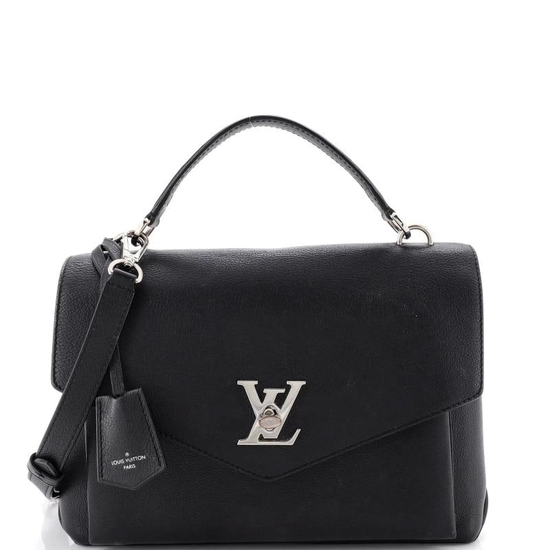 Louis Vuitton Mylockme Handbag Leather: Condition: Pre-owned - Good,Brand: Louis Vuitton,Exterior Material: Leather,Style: Top Handle,Exterior Color: Black,Department: Women,Size: Unknown
