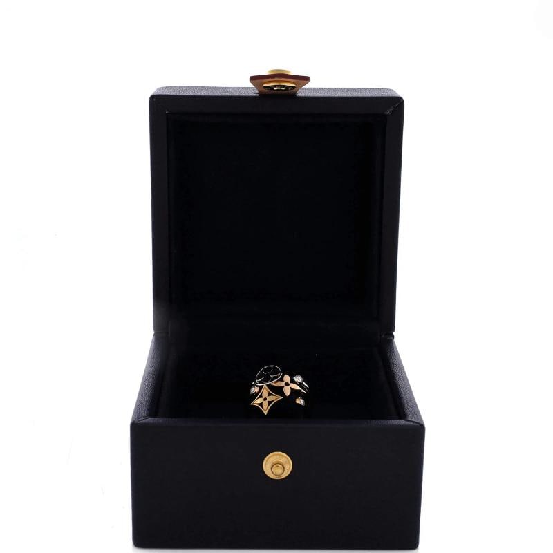 Louis Vuitton Idylle Blossom Ring Set 18K Tricolor Gold with Diamonds - 2