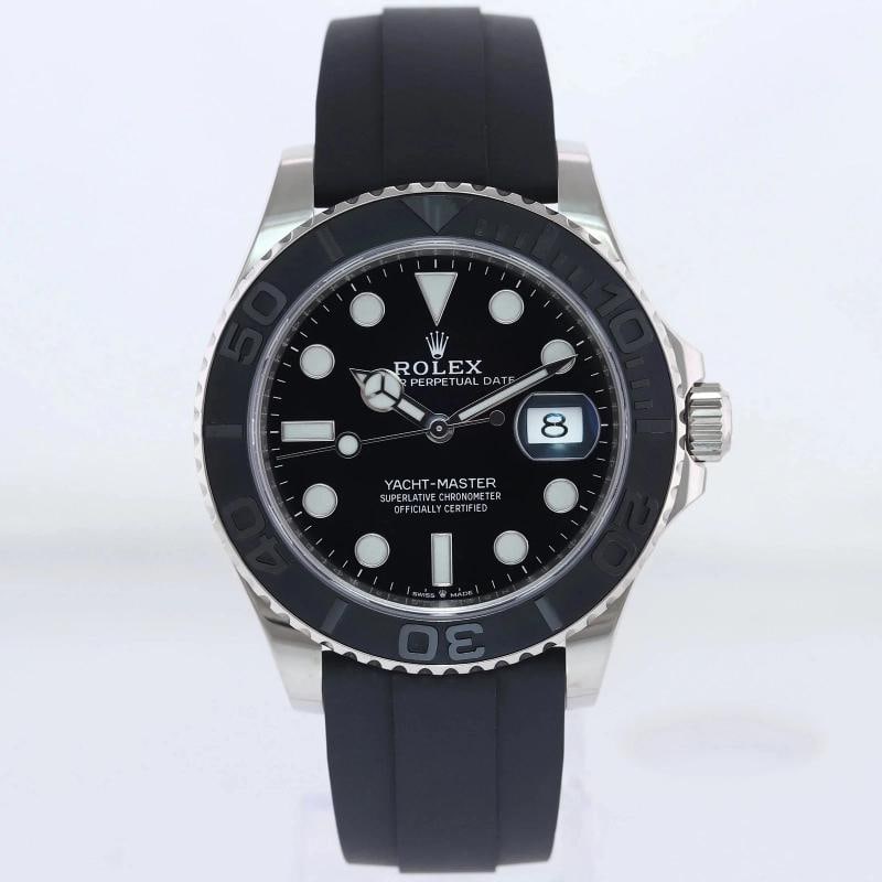 MINT 2019 PAPERS Rolex Yacht-Master 226659 White Gold 42mm Oysterflex Watch - 2