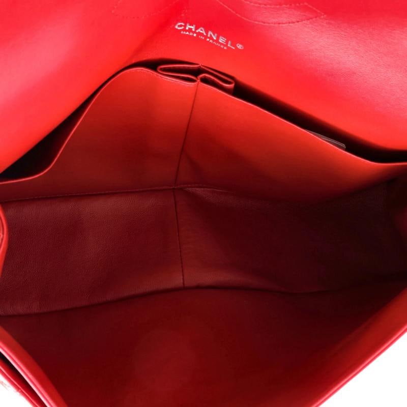 Chanel Classic Double Flap Bag Quilted Patent Maxi - 5