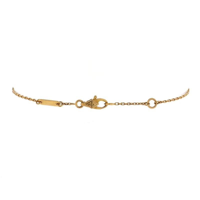 Van Cleef & Arpels Sweet Alhambra Butterfly Bracelet 18K Yellow Gold and Mother - 3