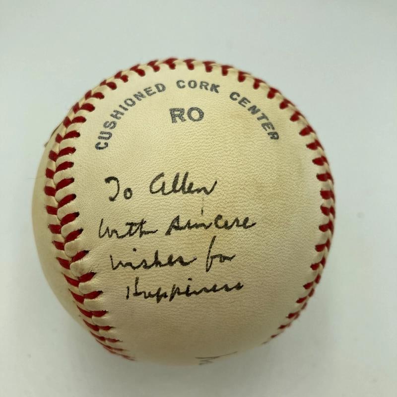 Waite Hoyt Single Signed Official League Baseball JSA COA RARE - 2