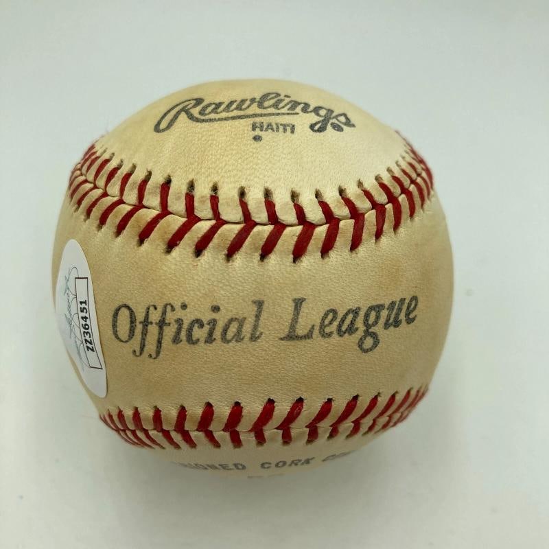 Waite Hoyt Single Signed Official League Baseball JSA COA RARE - 3