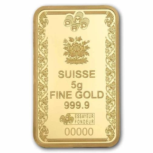5 gram Gold Bar - PAMP Suisse Buddha (In Assay w/ Sleeve) - 4